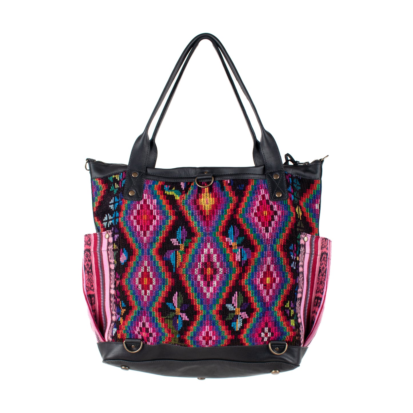 THE PERFECT BAG - OOAK HUIPIL - BLACK - NO. 16655