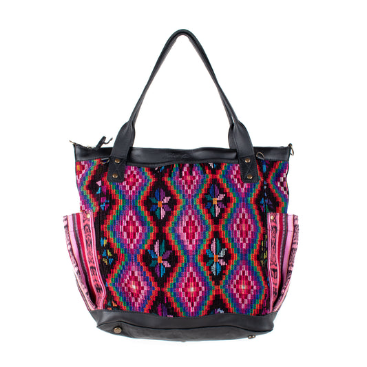 THE PERFECT BAG - OOAK HUIPIL - BLACK - NO. 16655