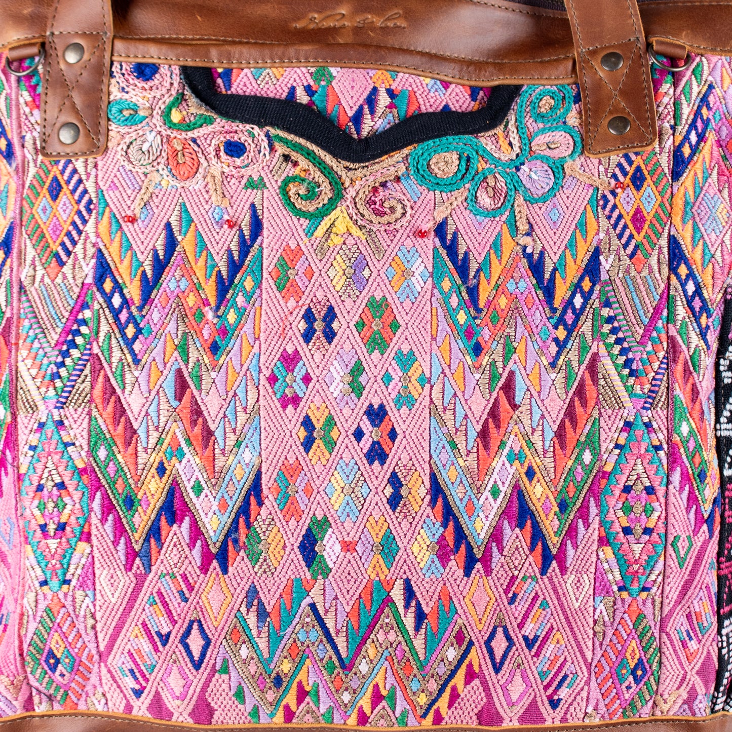 THE PERFECT BAG - OOAK HUIPIL - CAFE - NO. 16661