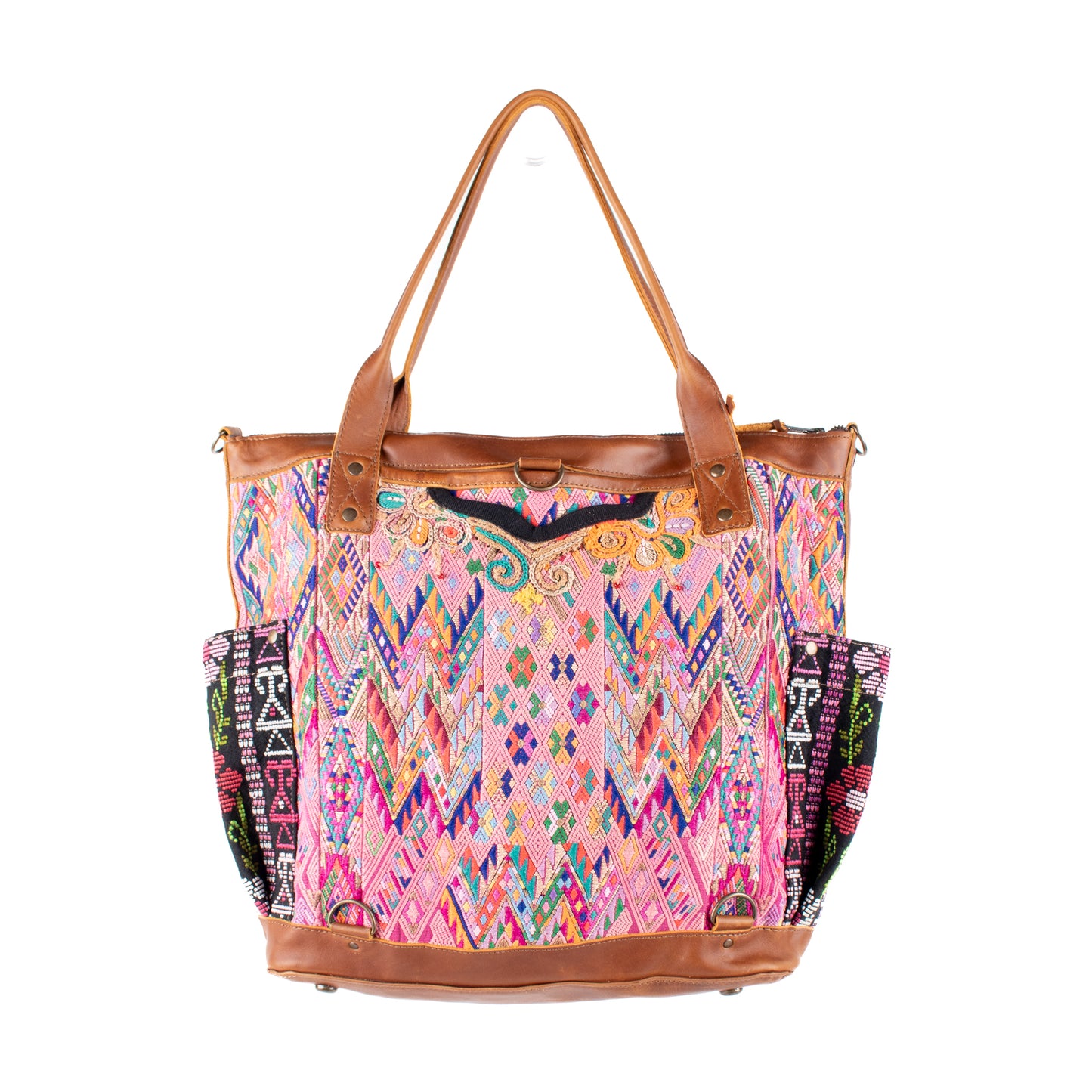 THE PERFECT BAG - OOAK HUIPIL - CAFE - NO. 16661