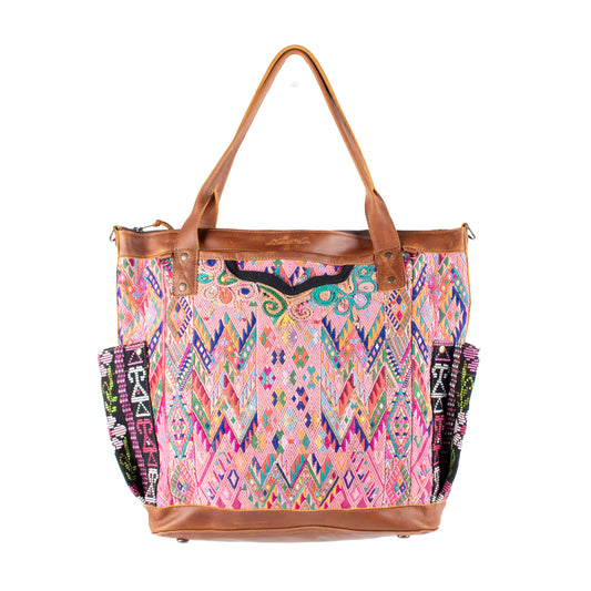 THE PERFECT BAG - OOAK HUIPIL - CAFE - NO. 16661