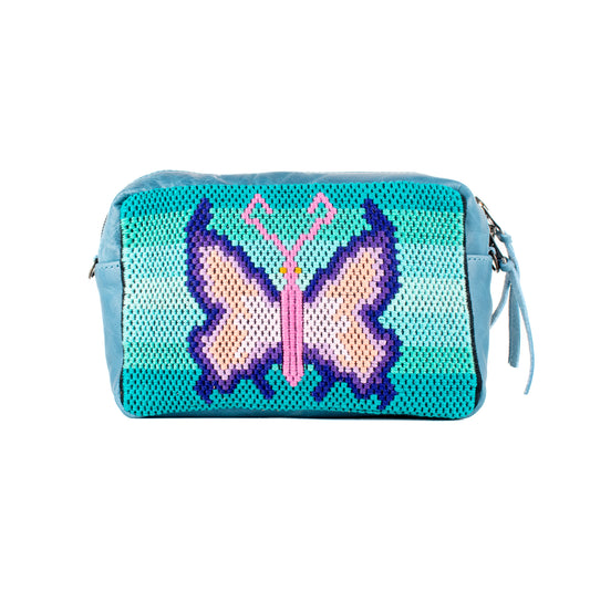 H&S WANDER SET - BUTTERFLY PANEL - CERULEAN - NO. 16704