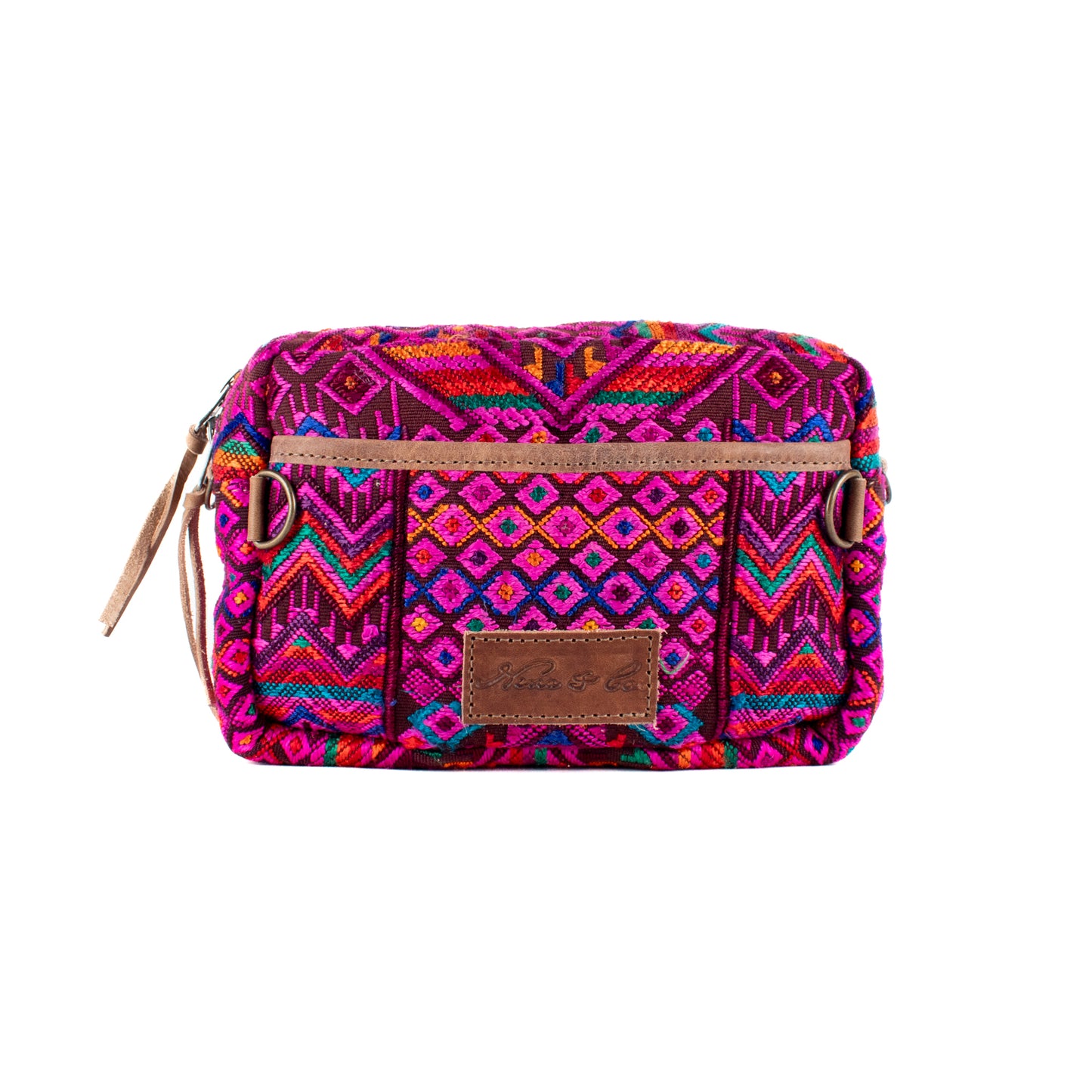 WANDER CROSSBODY BAG + STRAP SET - OOAK HUIPIL & CORTE - FAWN - NO. 16734