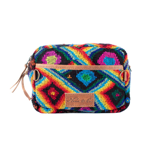 WANDER CROSSBODY BAG + STRAP SET - OOAK HUIPIL & CORTE - FAWN - NO. 16736