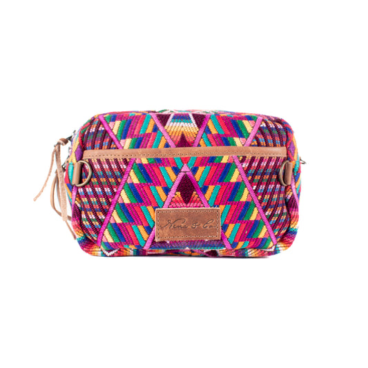 WANDER CROSSBODY BAG + STRAP SET - OOAK HUIPIL & CORTE - FAWN - NO. 16740