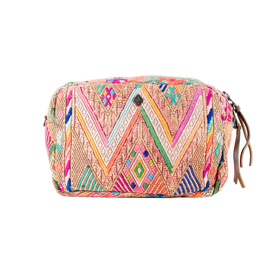 WANDER CROSSBODY BAG + STRAP SET - OOAK HUIPIL - FOSSIL - NO. 16749