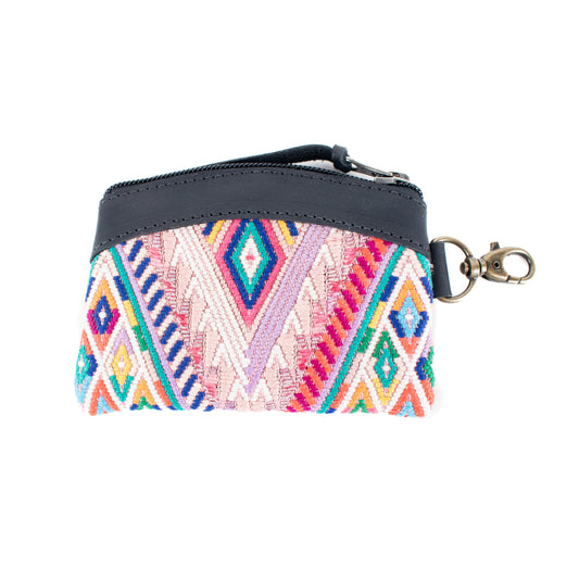 COIN PURSE - OOAK HUIPIL - BLACK - NO. 16919