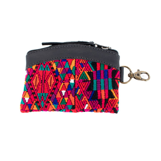 COIN PURSE - OOAK HUIPIL - BLACK - NO. 16920