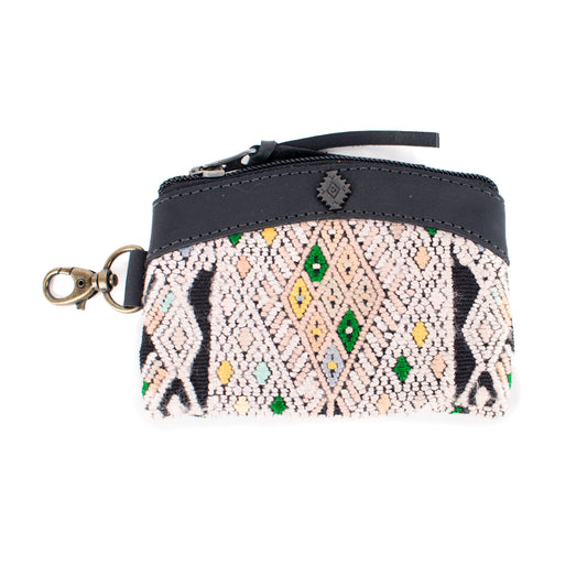COIN PURSE - OOAK HUIPIL - BLACK - NO. 16921