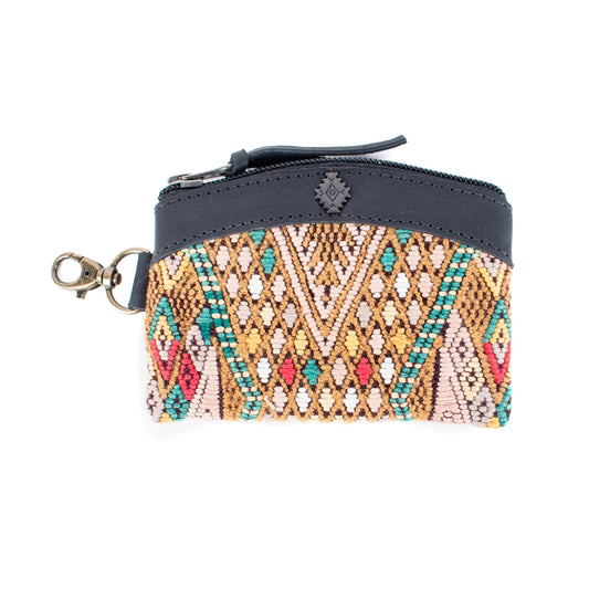 COIN PURSE - OOAK HUIPIL - BLACK - NO. 16923