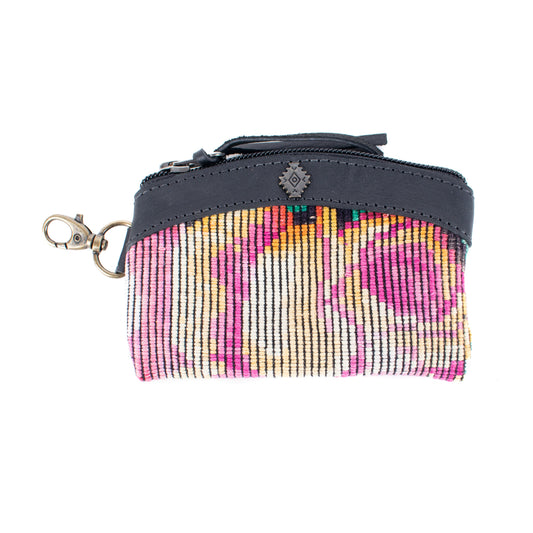COIN PURSE - OOAK HUIPIL - BLACK - NO. 16926