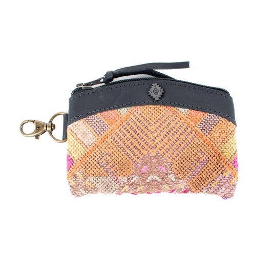 COIN PURSE - OOAK HUIPIL - BLACK - NO. 16927