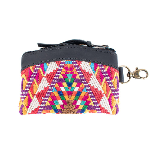COIN PURSE - OOAK HUIPIL - BLACK - NO. 16930