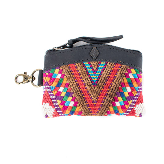 COIN PURSE - OOAK HUIPIL - BLACK - NO. 16930