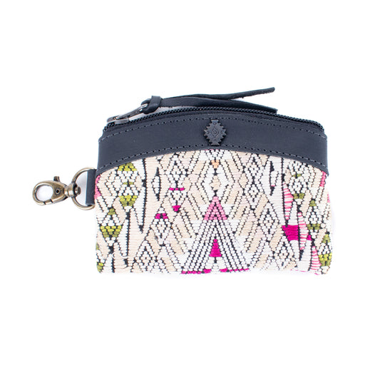 COIN PURSE - OOAK HUIPIL - BLACK - NO. 16931
