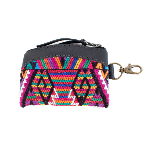 COIN PURSE - OOAK HUIPIL - BLACK - NO. 16932