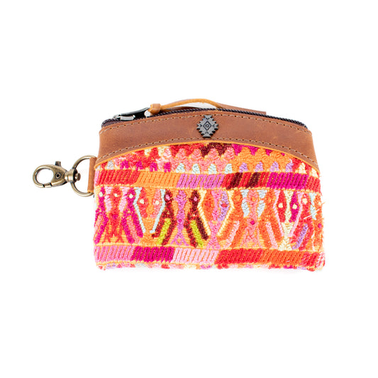 COIN PURSE - OOAK HUIPIL - CAFE - NO. 16934