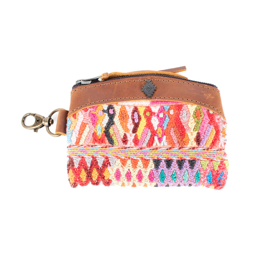 COIN PURSE - OOAK HUIPIL - CAFE - NO. 16943