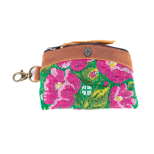 COIN PURSE - OOAK HUIPIL - CAFE - NO. 16944
