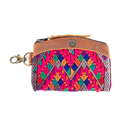 COIN PURSE - OOAK HUIPIL - CAFE - NO. 16946