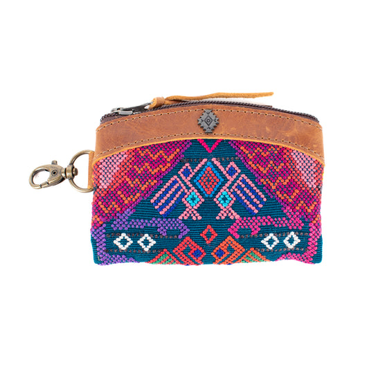 COIN PURSE - OOAK HUIPIL - CAFE - NO. 16948