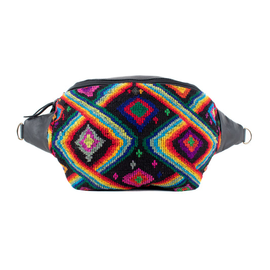 EL DON MANNY PACK - OOAK HUIPIL - BLACK - NO. 17028