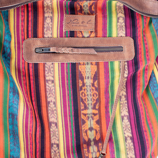 BEATRIZ CDB + DIAMANTE STRAP - OOAK HUIPIL - FAWN - NO. 17054