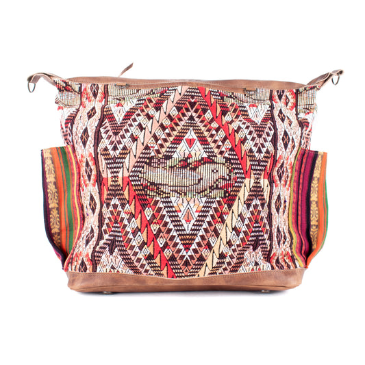 BEATRIZ CDB + DIAMANTE STRAP - OOAK HUIPIL - FAWN - NO. 17054