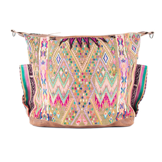 BEATRIZ CDB + DIAMANTE STRAP - OOAK HUIPIL - FAWN - NO. 17060