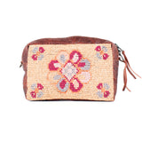 H&S WANDER CROSSBODY SET - OOAK BEADED PANEL - COPPER - NO. 17090
