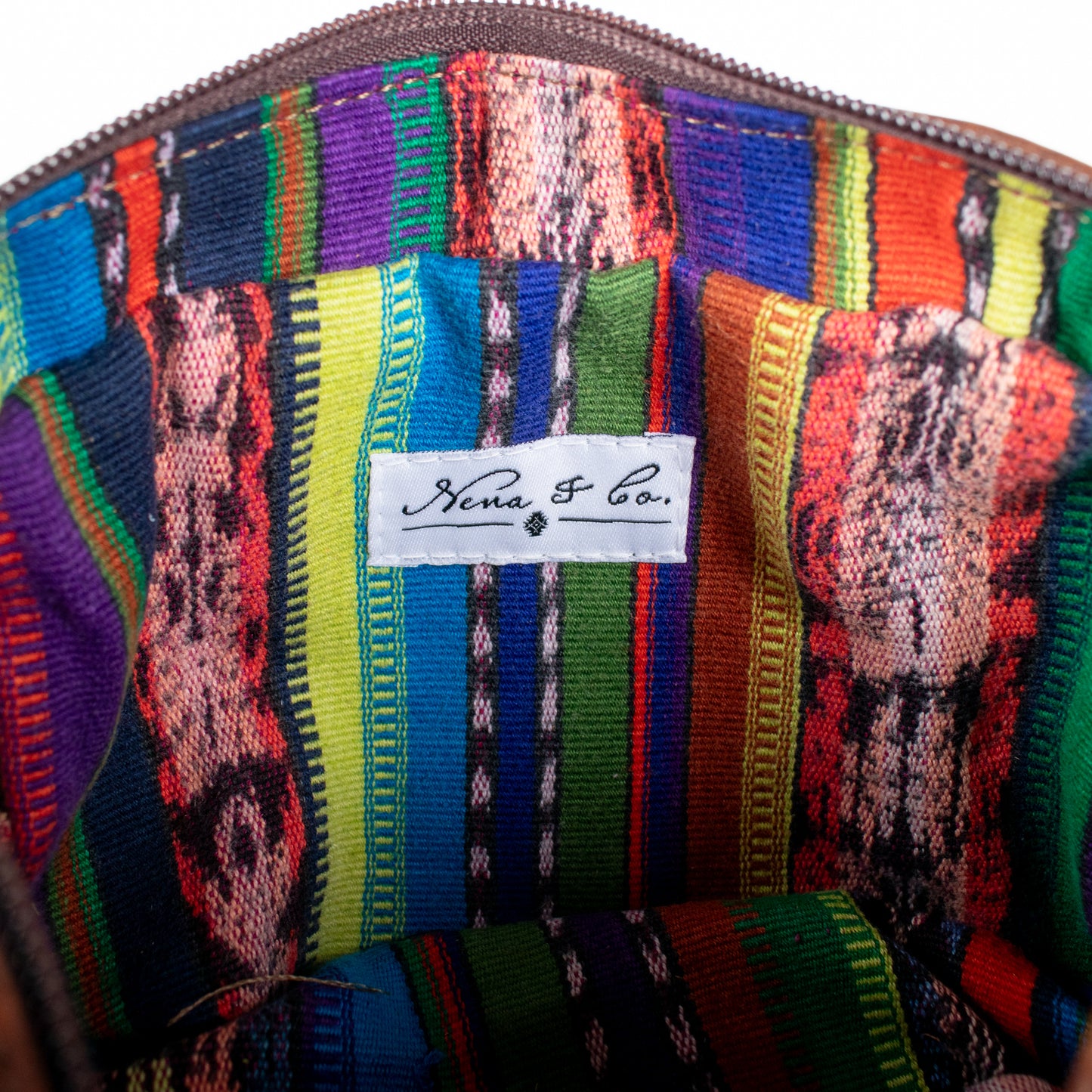 H&S WANDER CROSSBODY SET - OOAK BEADED PANEL - HONEY - NO. 17099