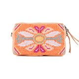 H&S WANDER CROSSBODY SET - OOAK BEADED PANEL - APRICOT - NO. 17110