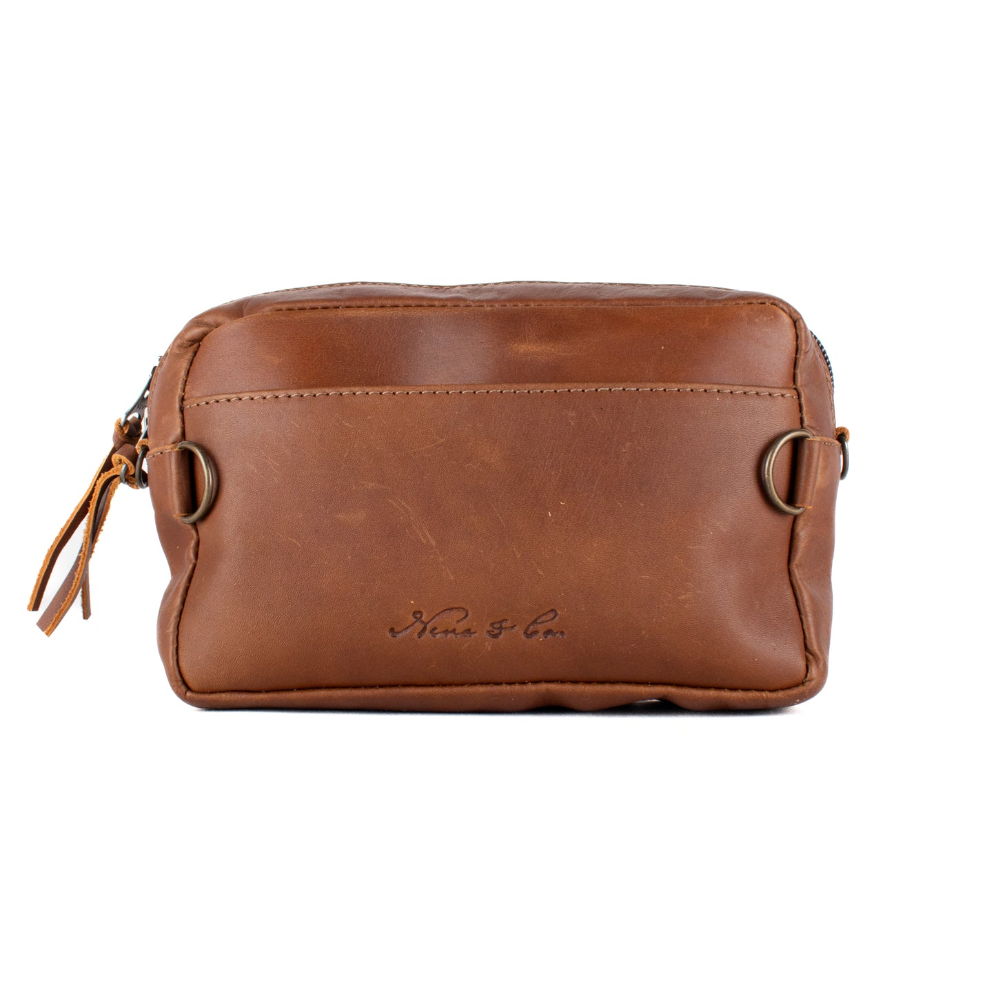 H&S WANDER CROSSBODY SET - OOAK BEADED PANEL - CAFE - NO. 17114