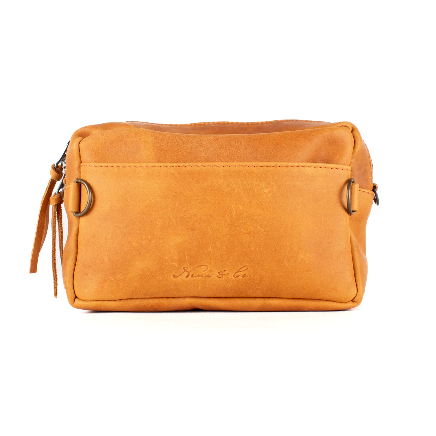 H&S WANDER CROSSBODY SET - OOAK BEADED PANEL - BUTTERSCOTCH - NO. 17117