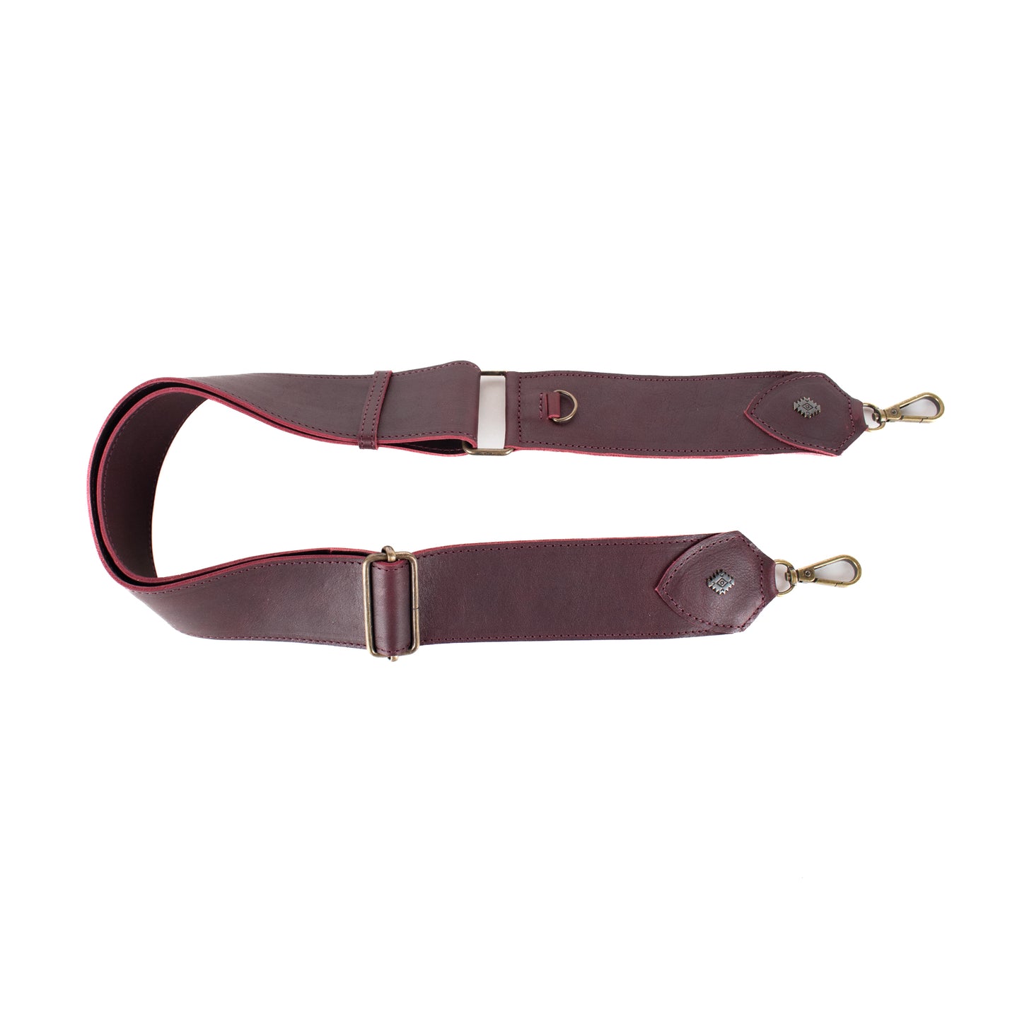 H&S WANDER CROSSBODY SET - OOAK BEADED PANEL - VINO TINTO - NO. 17120