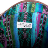 H&S WANDER CROSSBODY SET - OOAK BEADED PANEL - AMARANTH - NO. 17121