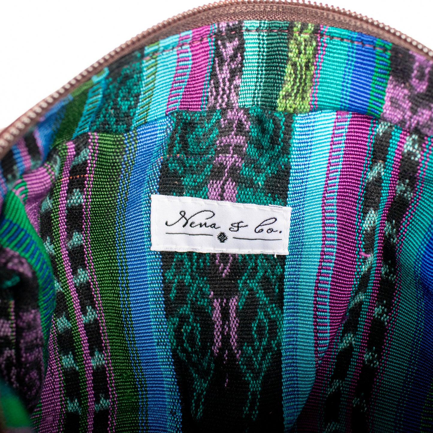 H&S WANDER CROSSBODY SET - OOAK BEADED PANEL - AMARANTH - NO. 17121