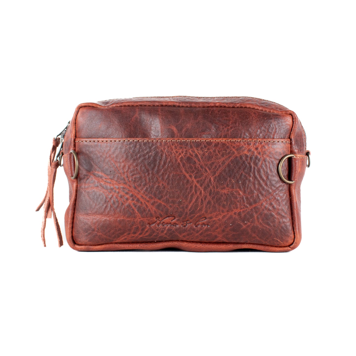H&S WANDER CROSSBODY SET - OOAK BEADED PANEL - COPPER - NO. 17122