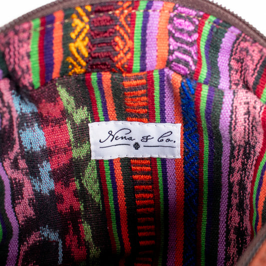 H&S WANDER CROSSBODY SET - OOAK BEADED PANEL - COPPER - NO. 17124