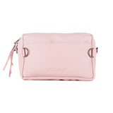 H&S WANDER CROSSBODY SET - OOAK BEADED PANEL - ROSE QUARTZ - NO. 17126