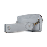 H&S WANDER CROSSBODY SET - OOAK BEADED PANEL - PLATINUM - NO. 17129