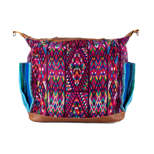 BEATRIZ CDB + DIAMANTE STRAP - OOAK HUIPIL - CAFE - NO. 17148