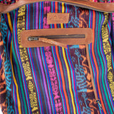 BEATRIZ CDB + DIAMANTE STRAP - OOAK HUIPIL - CAFE - NO. 17166