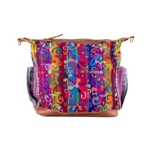 BEATRIZ MCDB + DIAMANTE STRAP - OOAK HUIPIL - CAFE -  NO. 17174