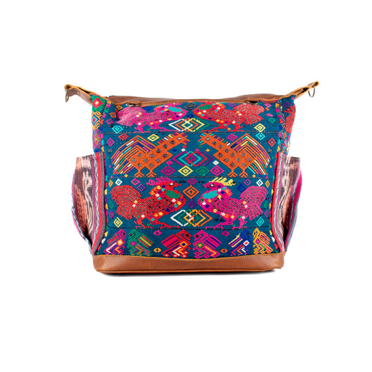 BEATRIZ MCDB + DIAMANTE STRAP - OOAK HUIPIL - CAFE -  NO. 17178