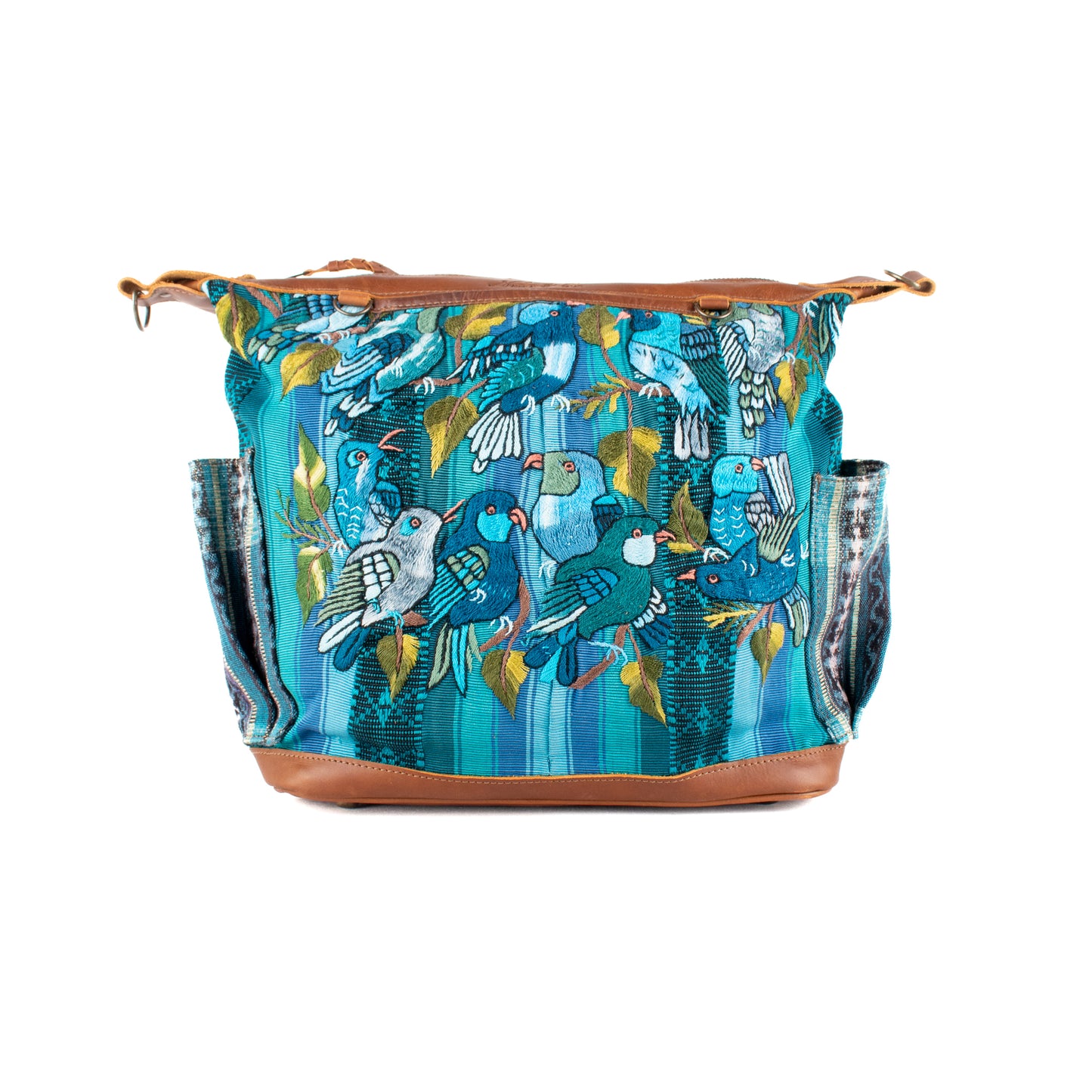 BEATRIZ MCDB + DIAMANTE STRAP - OOAK HUIPIL - CAFE -  NO. 17182