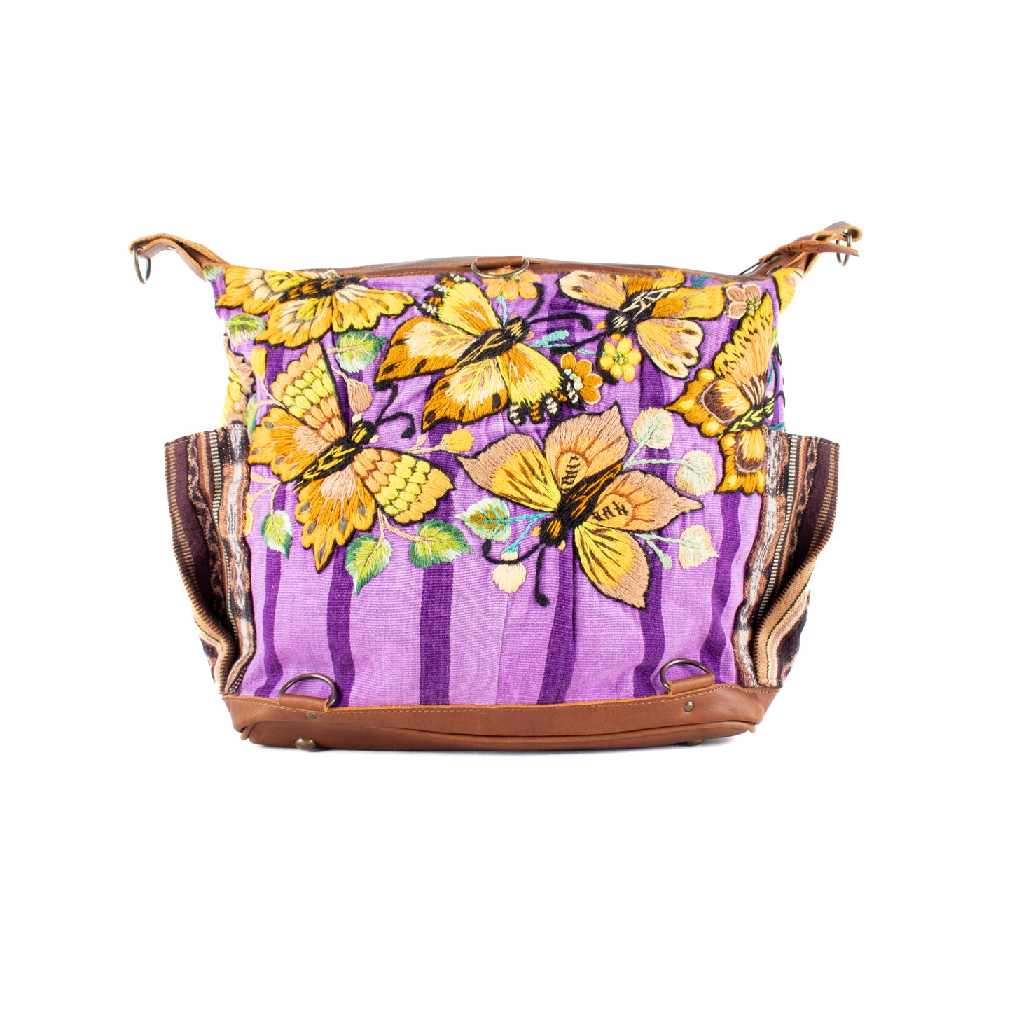 BEATRIZ MCDB + DIAMANTE STRAP - OOAK HUIPIL - CAFE -  NO. 17184