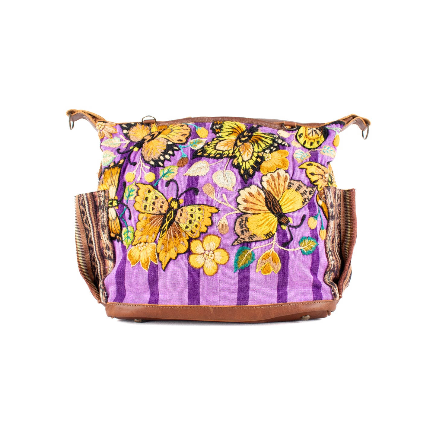 BEATRIZ MCDB + DIAMANTE STRAP - OOAK HUIPIL - CAFE -  NO. 17184