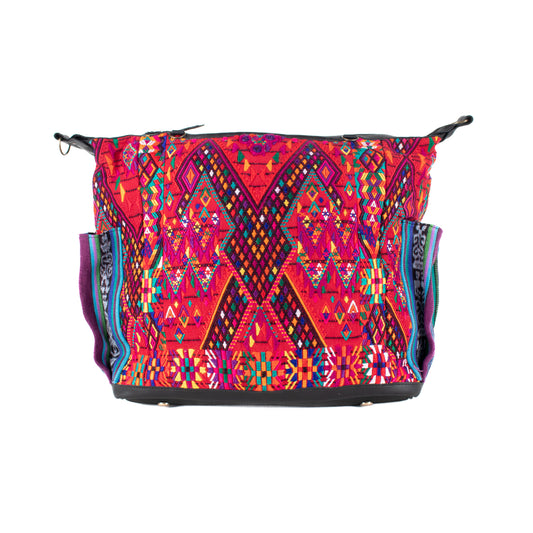 BEATRIZ CDB + DIAMANTE STRAP - OOAK HUIPIL - BLACK - NO. 17192