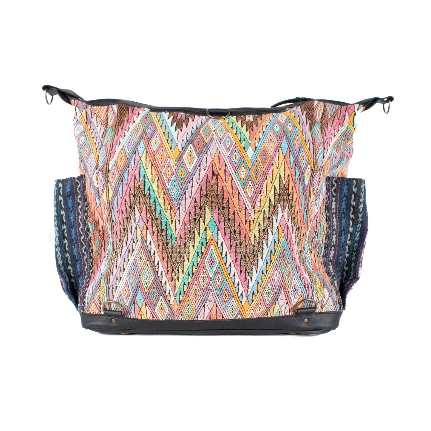 BEATRIZ CDB + DIAMANTE STRAP - OOAK HUIPIL - BLACK - NO. 17193